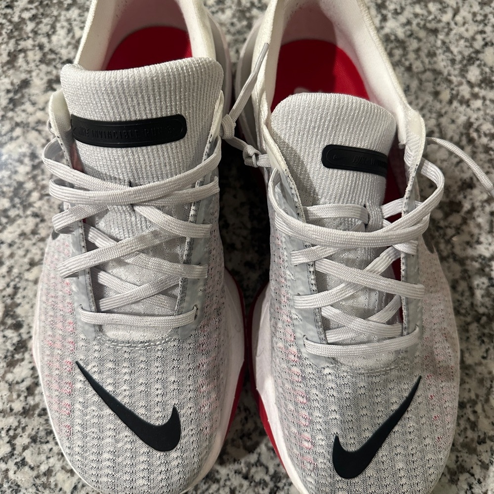 Nike Zoom red, white, black running shoes